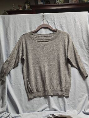 Firth Boat Neck Women's Sweater in Gray heather